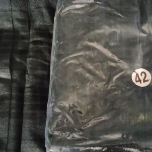 Brand New Mens Black And Grey Kilt 42